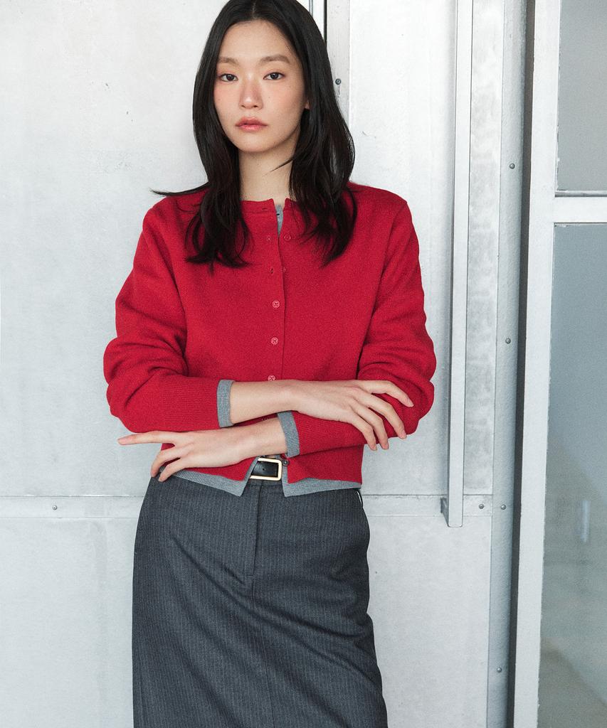 Mixxo [Базовый] Кардиган с круглым вырезом_Miwckg310T