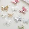 Christmas Decoration Butterfly Hairpin 3/6PCS - Simulation Double Colored Sequins Tree Pendant & Bridal Party Decor Accessory