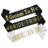 European And American Bachelorette Party Bridal Wedding Etiquette Belt Bridesmaid Shoulder Strap Ribbon Customization