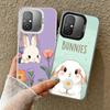 Милый Мультяшный Кролик Заяц Ударопрочный Чехол для Телефона для Xiaomi Poco X7 X6 X5 X3 Pro F7 Ultra M8 Redmi 15C 15 14C 13C 12C 10C 13 12 1