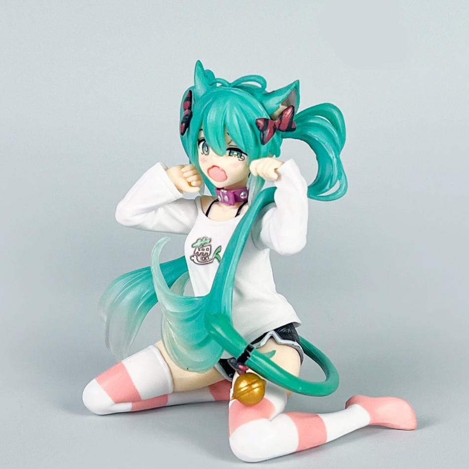 11-20 см Фигурка Хацунэ Мику X Киннаморолл Аниме Коллекционные Модели Декоративные Украшения Детский День Рождения Рождество Каваии Подарок