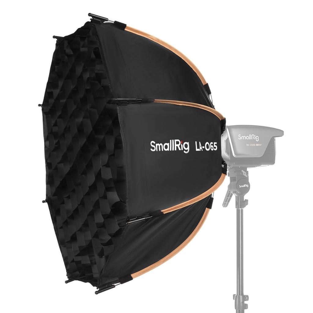 SmallRig Octagonal Softbox Quick Release Softbox with Carry Bag for Bowens Mount COB Lights for 4874 LA-O65 65cm/25.6inch