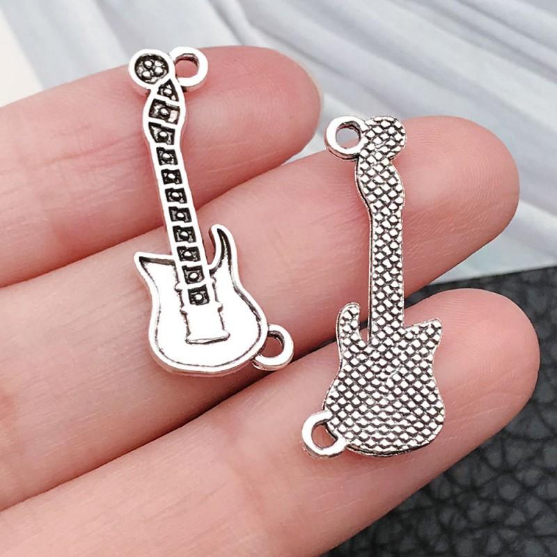 Vintage Music Instrument Charms Alloy Pendant DIY Bracelet Necklace Keychain Craft Jewelry Supplies