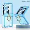 Wireless Charging Case For Samsung Galaxy Z Flip 5 Flip5 Clear Soft Cover For Samsung ZFlip5 Z Flip5 Funda Case Protective Coque