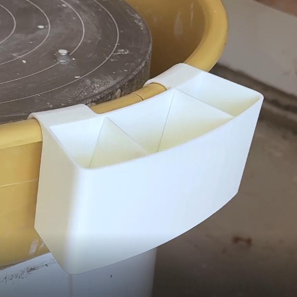 Керамический органайзер для инструментов с регулируемыми отделениями, держатель для гончарных инструментов, подвесной контейнер для хранения для гончарного круга