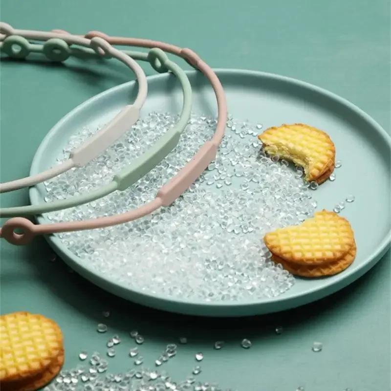 1~2PCS New Silicone Toy Safety Straps Newborn Teething Soother Chew Dummy Chains Adjustable Baby Pacifier Clip Teether Straps