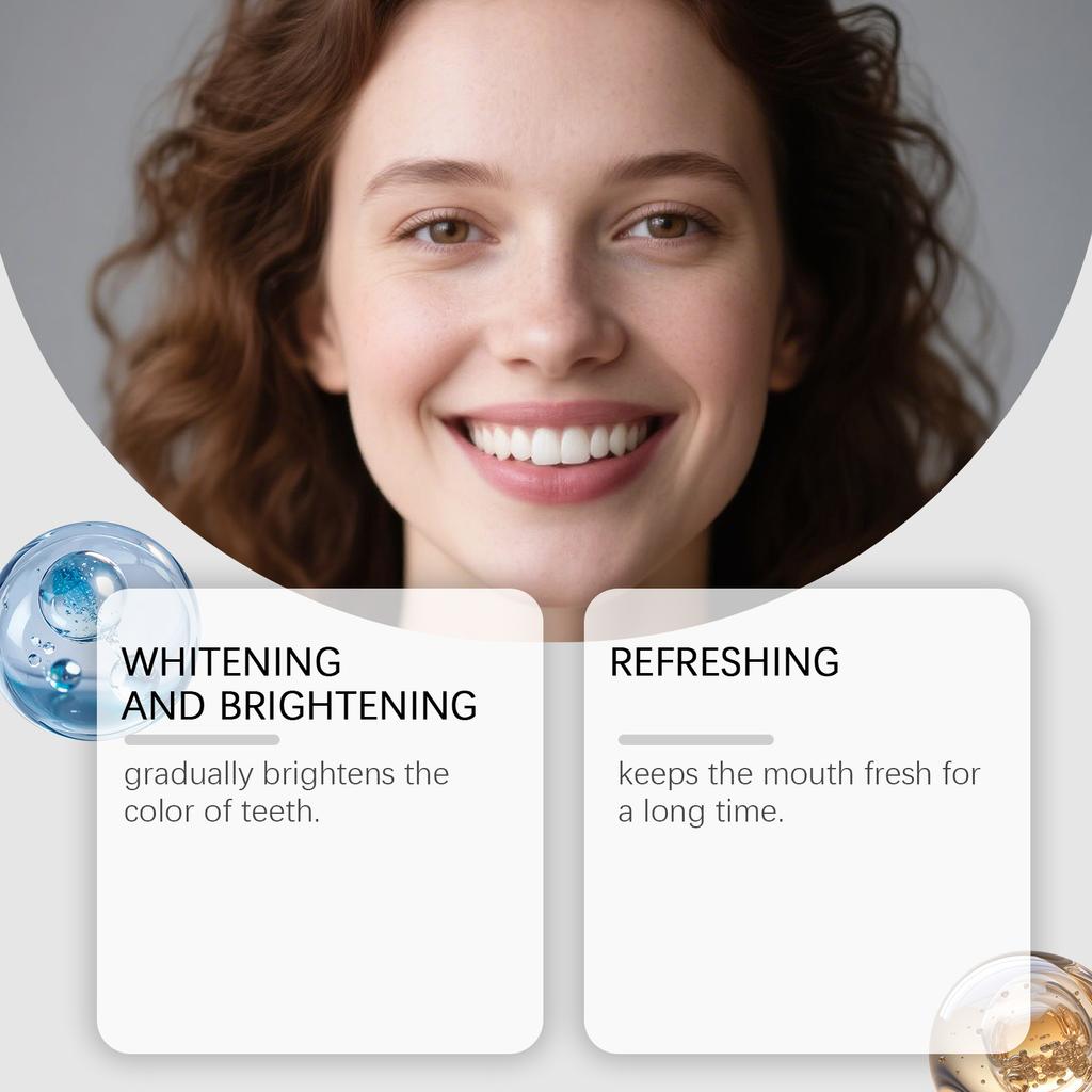 Освежающая зубная паста с мятой освежает дыхание, защищает десны и укрепляет эмаль. Ежедневная чистка Зубная паста для ухода за полостью рта Снижает кариес.