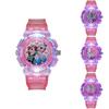 Новые детские часы оптом Пластиковые часы «Холодное сердце» с ночником Источник трансграничной электронной коммерции Персонажи)