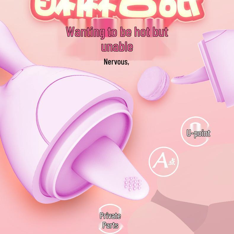 Кроличий язык Вибратор-вибратор: Электрический Клиторальный Стимулятор и Игрушка для Орального Секса для Женщин