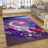 2025 New Style Colorful Pebble Rainbow Road Beach Stone Nature Carpet Rug for Living Room Bedroom Home Sofa,Non-slip Floor Mat