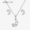 1Set Ladies Elegant Dangle Necklaces Pendant Piering Earrings Jewelry
