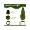 Plante artificielle - MUVOE - Cyprès - Lot de 2 - 90 cm - Cache-pot élégant - Entretien facile