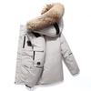 Winter Men 'S Mid -Length Tooling White Duck Down Jacket Men