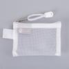 Transparent Nylon Mesh Pencil Pouch Toiletry Carry Pouch Portable Organizer Sticker Tape Accessories