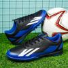 35-46 Мужские футбольные бутсы Резиновые Мягкие Короткие Шипы Искусственный Газон Кожа Подростковые Детские Футбольные Бутсы Детские Спортивные Футбольные Бутсы Большого Размера