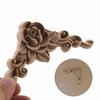 Части Европейский Деревянный Резной Угол Аппликации Рамка Резьба По Дереву Декоративные Деревянные Фигурки Ремесла