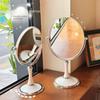 360° Rotating Double-Sided European Makeup Mirror with 3x Magnification