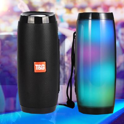 Беспроводной динамик Bluetooth-совместимый динамик Портативный динамик Microlab Мощный уличный бас с высоким басом TF FM-радио со светодиодной подсветкой