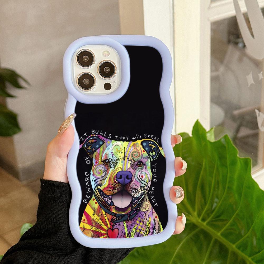Ae76 Dog Color Doodle Design Art защитные чехлы для телефонов Samsung S24 Plus S23 Ultra A14 A55 A06 Honor X9b Motorola OnePlus Big Wave TPU задняя крышка