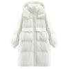 Winter Fashionable and Comfortable Long Overcoat for Women Soft and Loose with Thick Cotton Padding