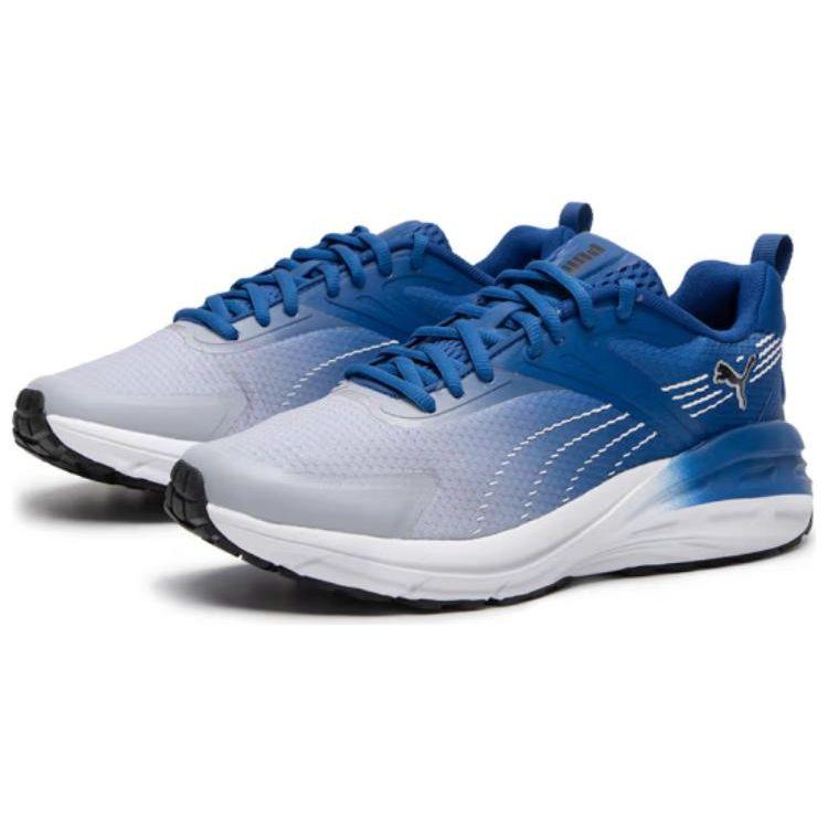 Puma Гипнотические Удобные Универсальные Прочные Дышащие Низкие Повседневные Кроссовки Унисекс сине-белые 395235-06