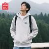 MINISO Men's Loose-Fit Half-Zip Hooded Pullover Sweatshirt
