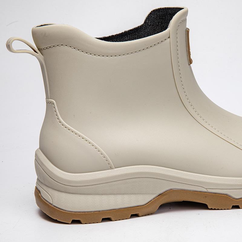 New Style and Fashionable Short-cylinder Waterproof Fishing Rain Boots for Women, with Thick Soles and Wear-resistant Water Shoe