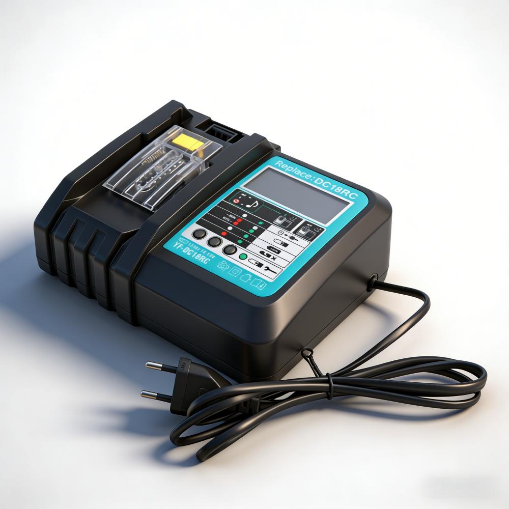 Aleaivy DC18RC 3A Fast Charger for 18V 14.4V Li-ion Battery BL1860B BL1850B BL1840B BL1440B Power Tool Replacement Charger