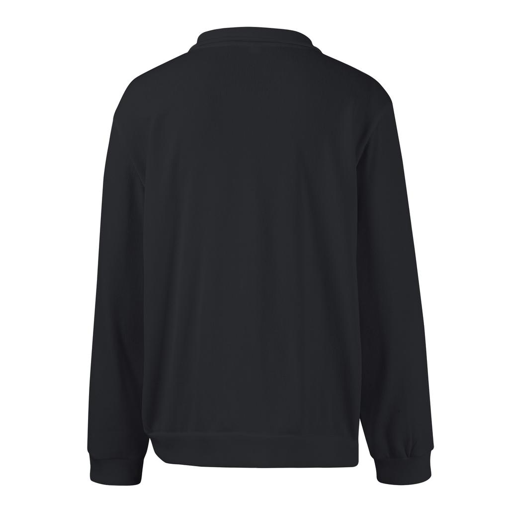 Men's Casual Collared Long-Sleeve Knit Base Layer Top