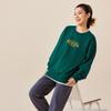 Skechers Тепло- и морозостойкая Спортивная Повседневная Для поездок на работу Удобная Модная Универсальная Толстовка с круглым вырезом L325U084-02XU