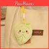 Leaf Shaped Miniature Plush Doll Keychain Pendant School Bag Accessories Decor