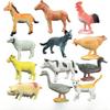 Simulation Poultry Animal Toys Set - Chicken, Duck, Cow Models for Kids