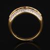 925 Sterling Silver Multi Color Sapphire Ring Gold Plated Princess Cut White Topaz Fine Jewelry Gift for Her