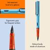 Перьевая ручка Lamy Al-Star Denim - Эргономичная рукоятка и полированная сталь Ширина линии M - Легкий алюми...