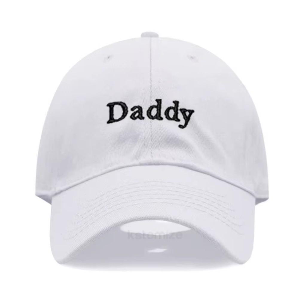 Adjustable Daddy & Mommy Baseball Cap Letter Embroidered Dad Hats  For Man Women