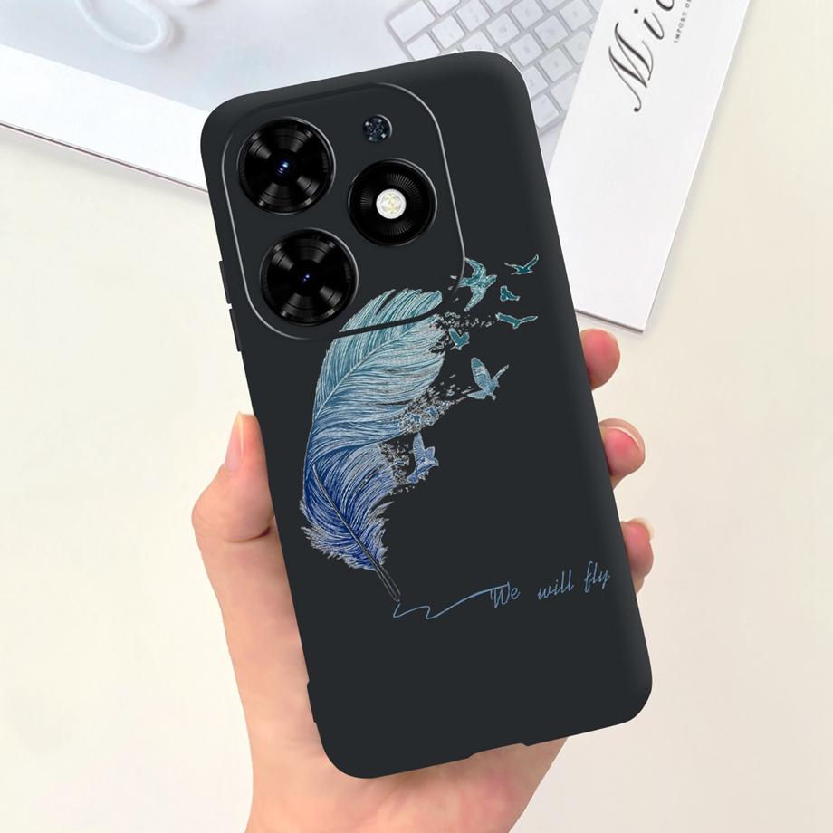 Для Tecno Spark GO 2024 Чехол Spark 20C Spark20 Pop 8 Para Чехол Силиконовый Мягкий ТПУ Бампер Мультяшный Крутой Милый Стиль Рисунок Capas