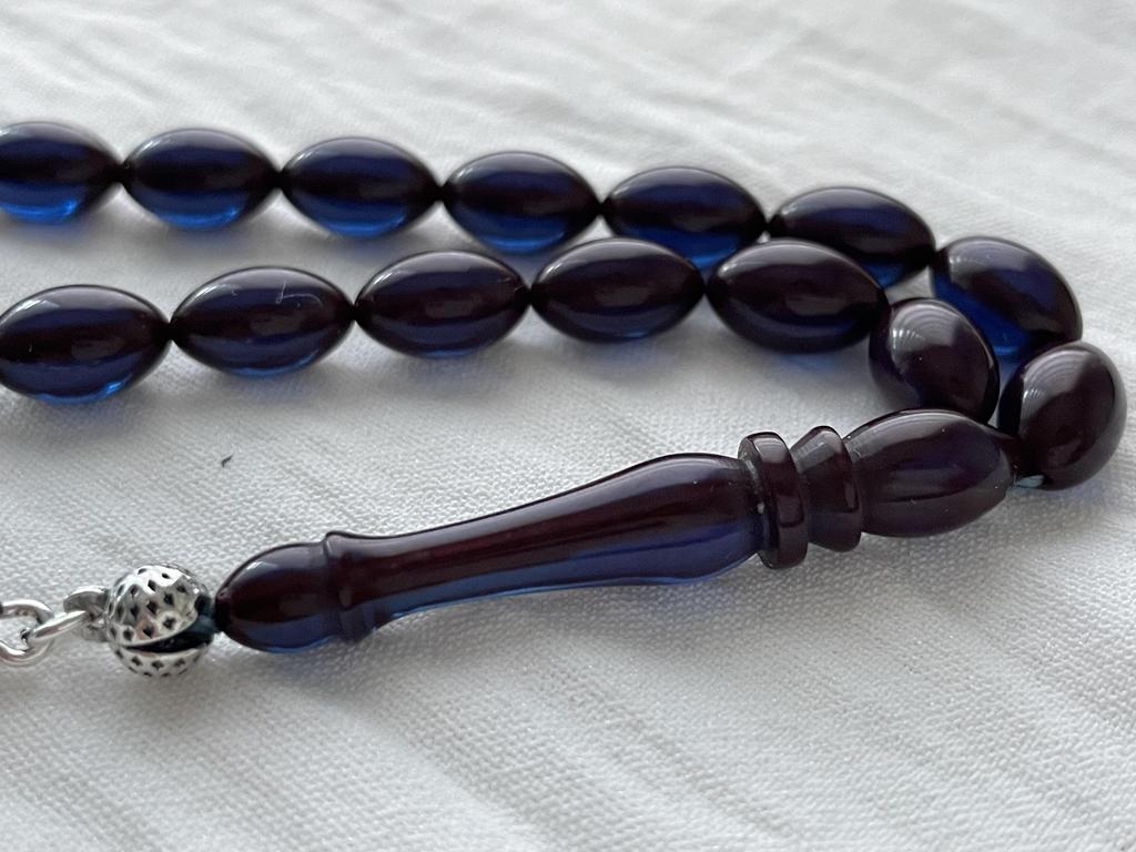 Огненные янтарные четки из стерлингового серебра 925 пробы с кисточками Розарий Teasbeh Rosari Ювелирный аксессуар Подарок