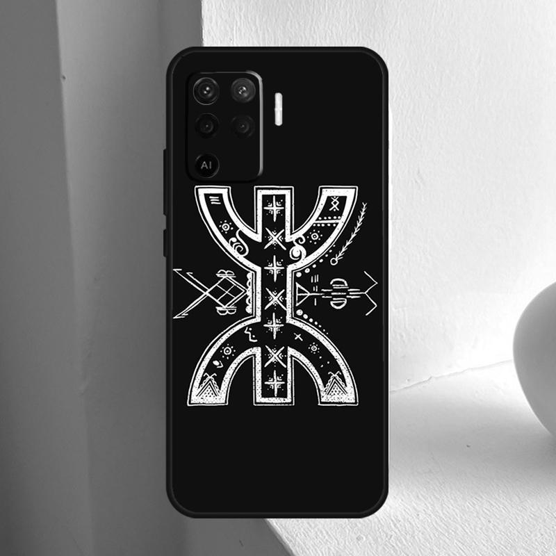 Флаг берберов амазигов для OPPO A96 A76 A16 A5 A6 Pro A15 A17 A57 A18 A38 A58 A78 A98 A54 A74 A94 A40 A60 A80 Чехол