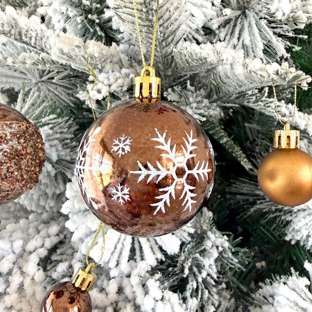 22Pcs/Set 6CM Christmas Tree Balls Creative Xmas Ornament Ball Showcase