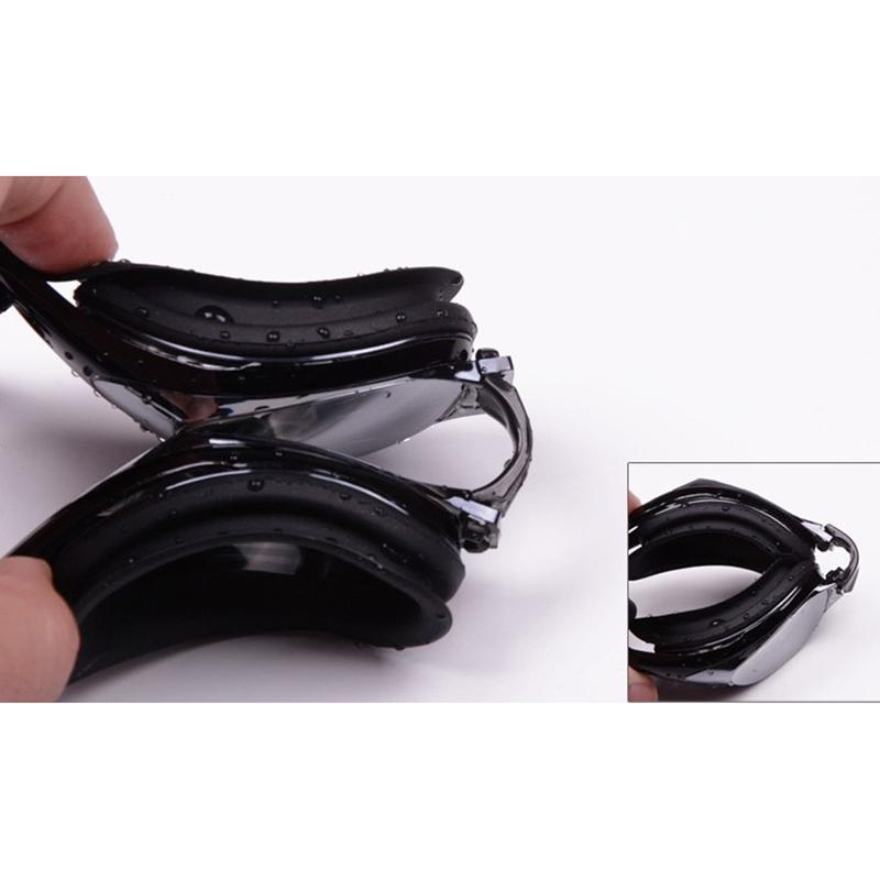 Swimming Goggles For Men Women Anti-Fog Uv Prescription Waterproof Silicone Adjust Swim Pool Eyewear Adults Kids Diving Glasses