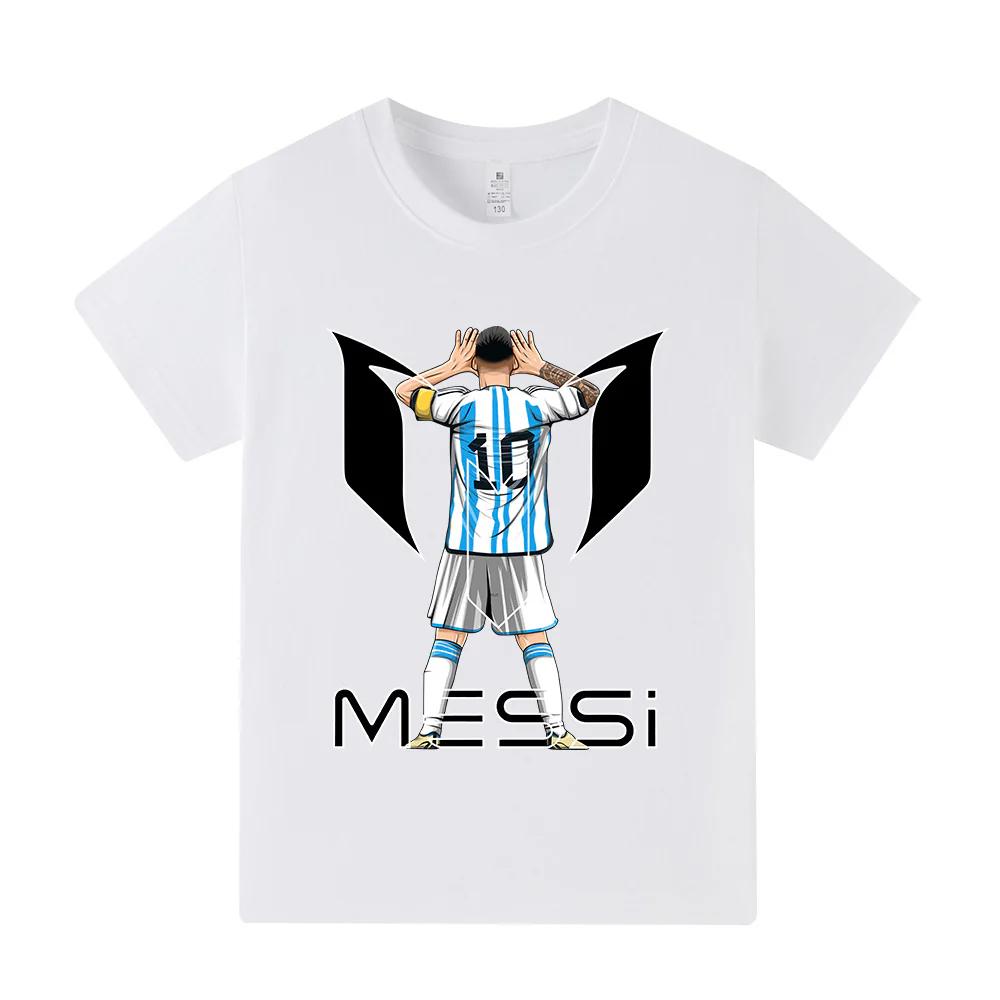 El Mundo Messi Argentina World Champion Tshirt Retro Football Legend Unisex Fan Graphic Cotton Tee