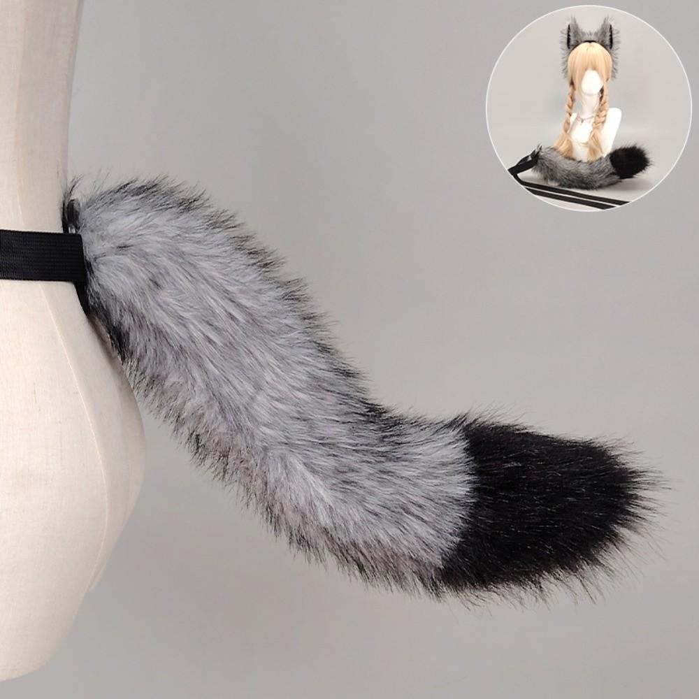 Plush Wolf Ear Hairband Faux Fur Arm Leg Warmers New Wolf Ears Headband Headwear