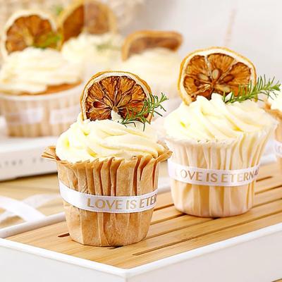 50/100 шт.-чашка для кекса термостойкая бумажная чашка чашка маслостойкая чашка для маффина чашка-цилиндр форма для выпечки бытовая шифоновая бумажная чашка