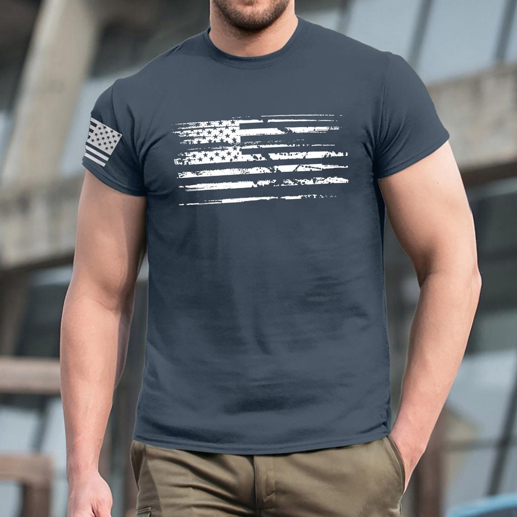 Men'S Fashionable T-Shirt, Street Casual Short Sleeved Clothing