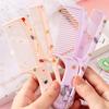 2pc Set Cartoon Children's Comb for Baby Girls Cute Kids Anti-Static Plastic Hair Comb Hairdressing Pointed Tail Combs Baby Care