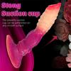 Liquid Silicone Dildo Female Super Simulation Makeup Gradient Color Anal Plug Adult Sex Products