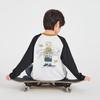 Boys' Cotton Long-Sleeve Crewneck Graphic T-Shirt