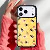 Мягкий чехол для телефона с пчелами для iPhone 17 16 15 14 13 Pro Max Задняя крышка для 12 11 Pro Coque