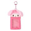 Sanrio My Melody Боа Ткань Держатель для торговых карт 370622 (Наслаждайтесь идолом)