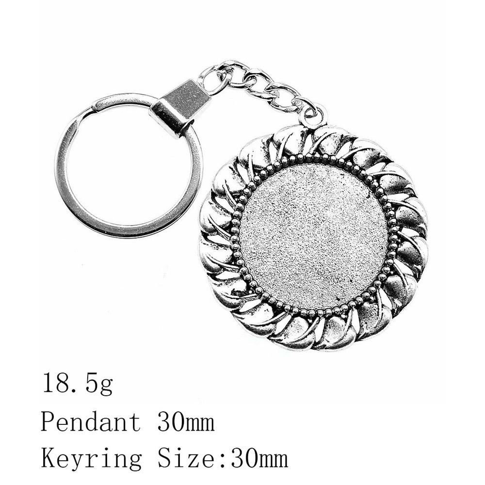 Брелок ко Дню святого Валентина, круглый стеклянный кабошон, подставка для ключей, брелки для ключей, принадлежности для творчества, цепочка для женщин